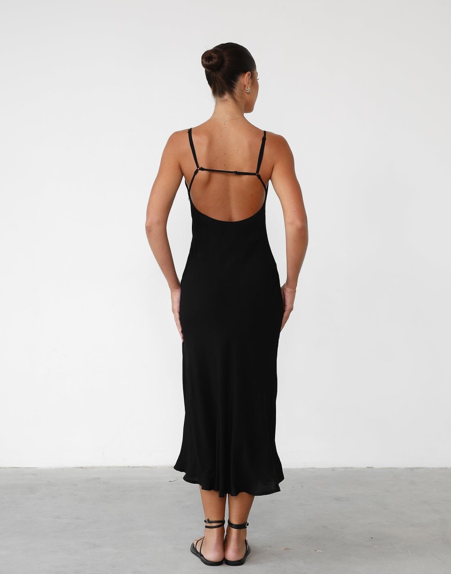 Clothing Alive Girl Basics Edit | Leyton Maxi Dress (Black)