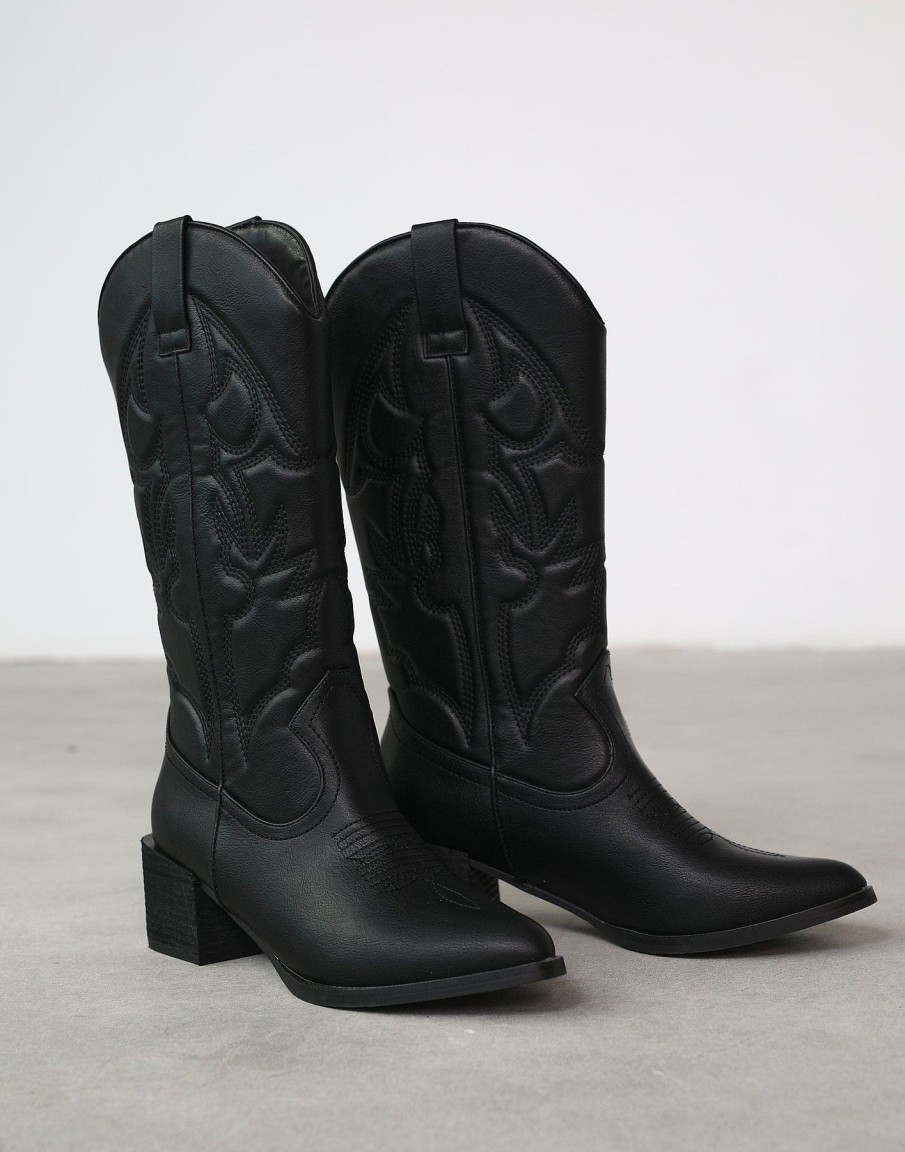 Shoes Therapy | Ranger Cowboy Boot (Black) - By Therapy