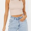 Clothing Charcoal Clothing Basics Edit | Elijah Tank Top (Beige)