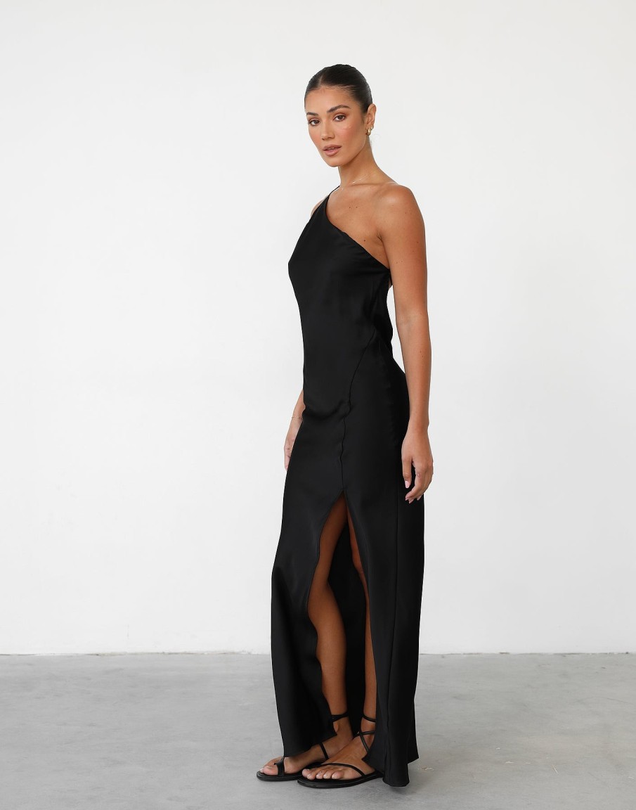 Clothing VogueMax Partywear | Alexandra Maxi Dress (Black)