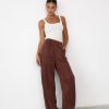 Clothing White Closet Workwear | Ranna Pants (Chestnut)