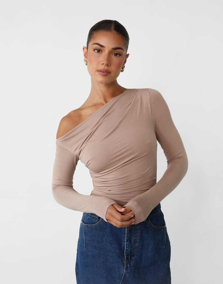 Clothing Alive Girl Long Sleeve Tops | Annie Bodysuit (Ash)