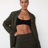 Clothing Charcoal Clothing Basics Edit | Ashwood Mini Skirt (Burnt Olive)