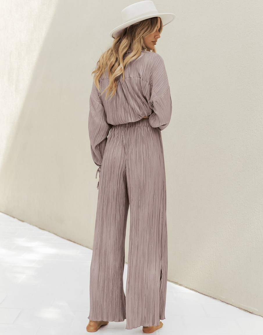 Clothing Charcoal Clothing Pants | Sweet Serenity Pants (Taupe)