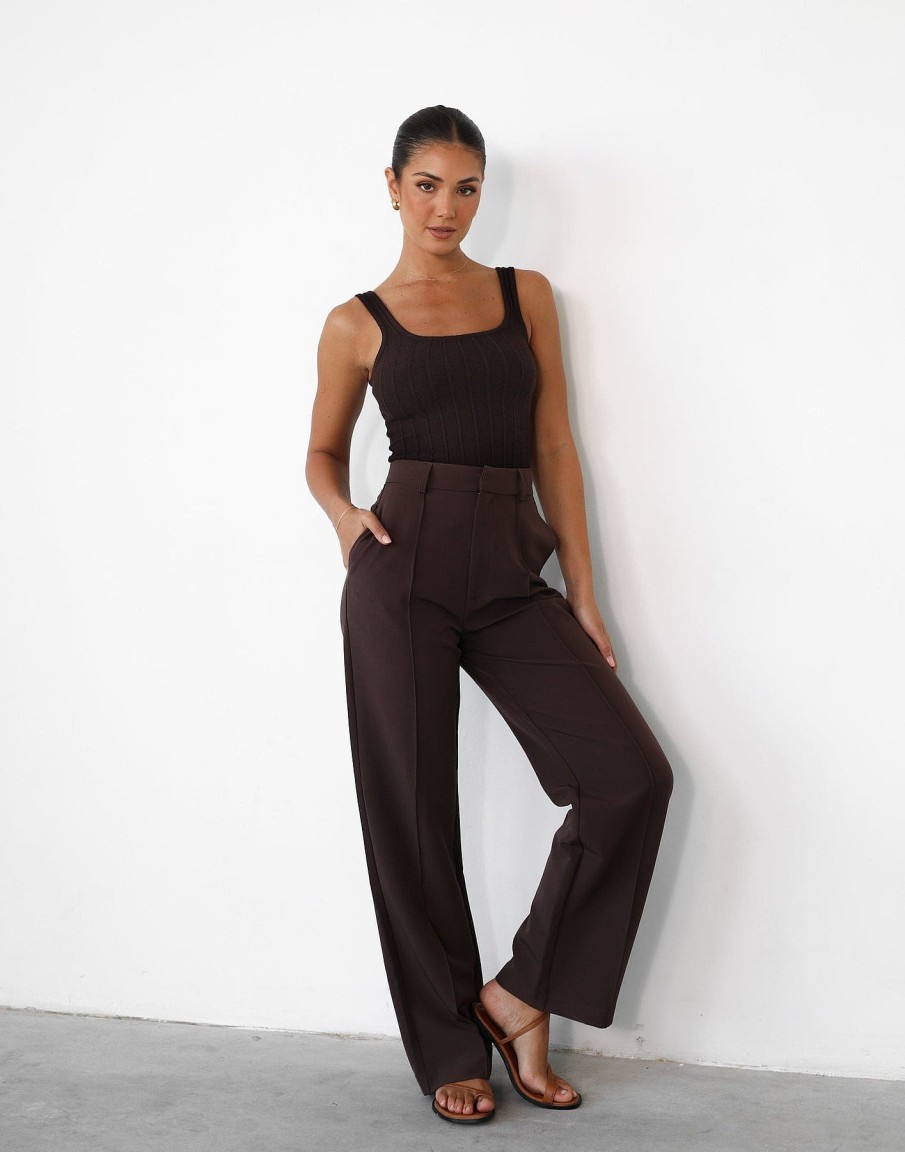 Clothing CHARCOAL CLOTHING Workwear | Colden Pants (Chocolate)