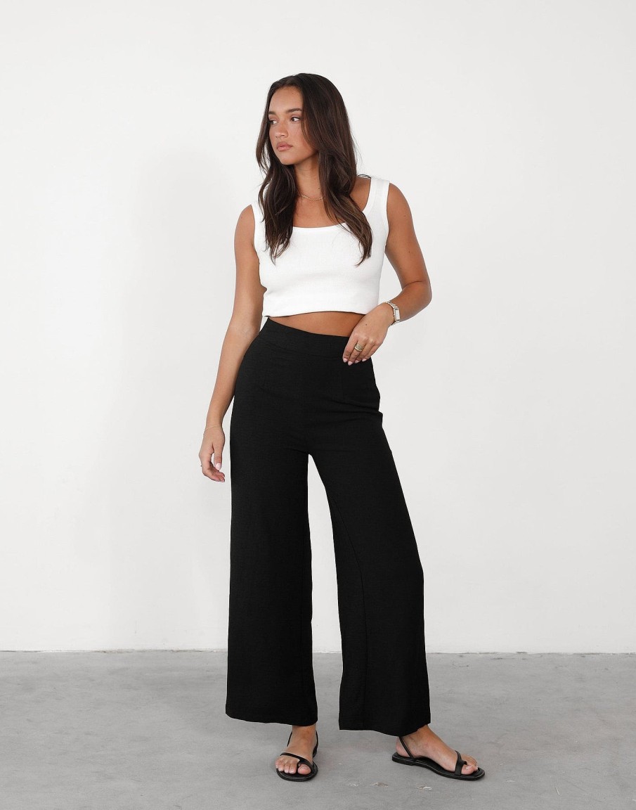 Clothing CHARCOAL CLOTHING Basics Edit | Ryza Pants (Black)