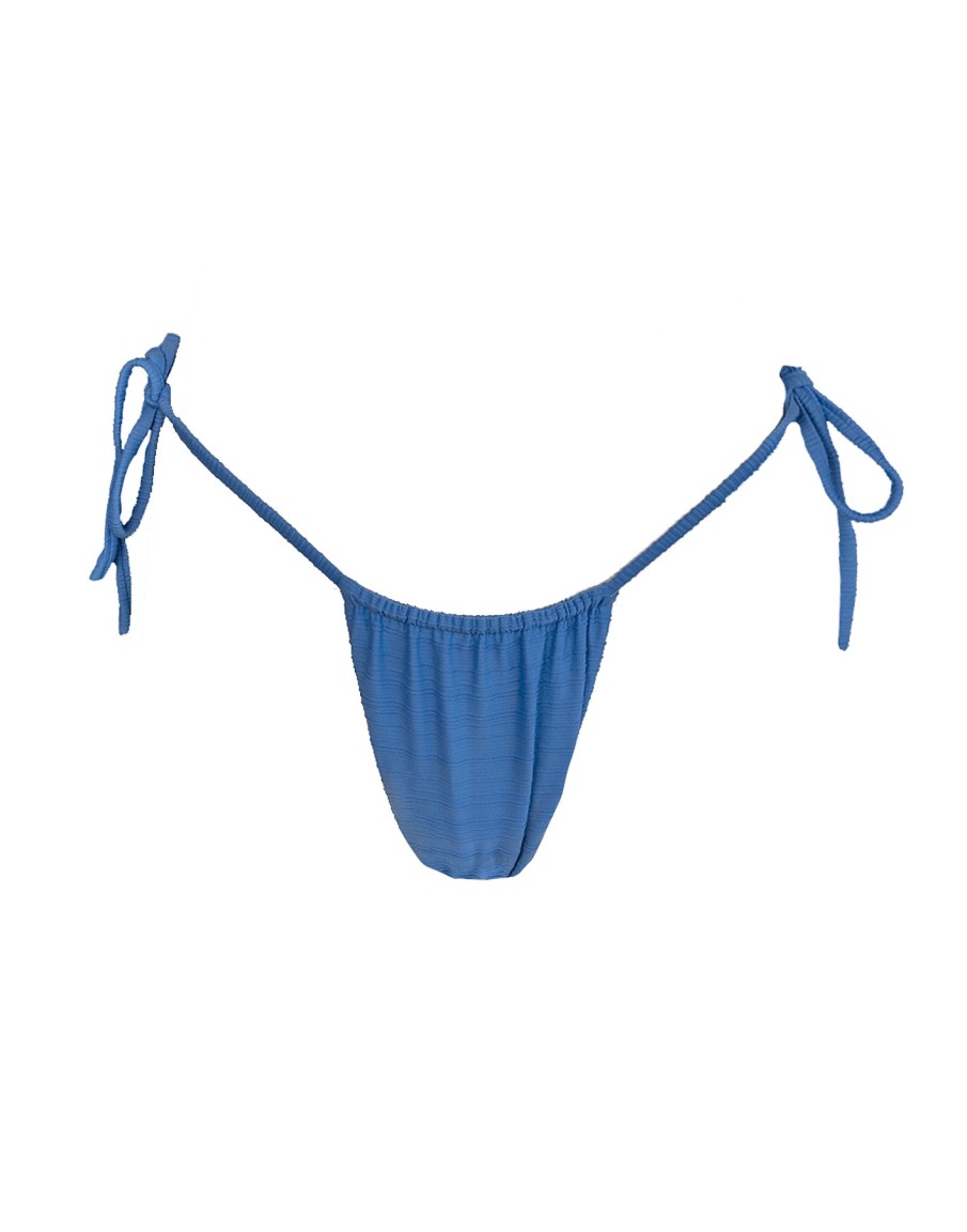 Clothing Charcoal Clothing | Quartz Side Tie Bottom (Ocean Blue)