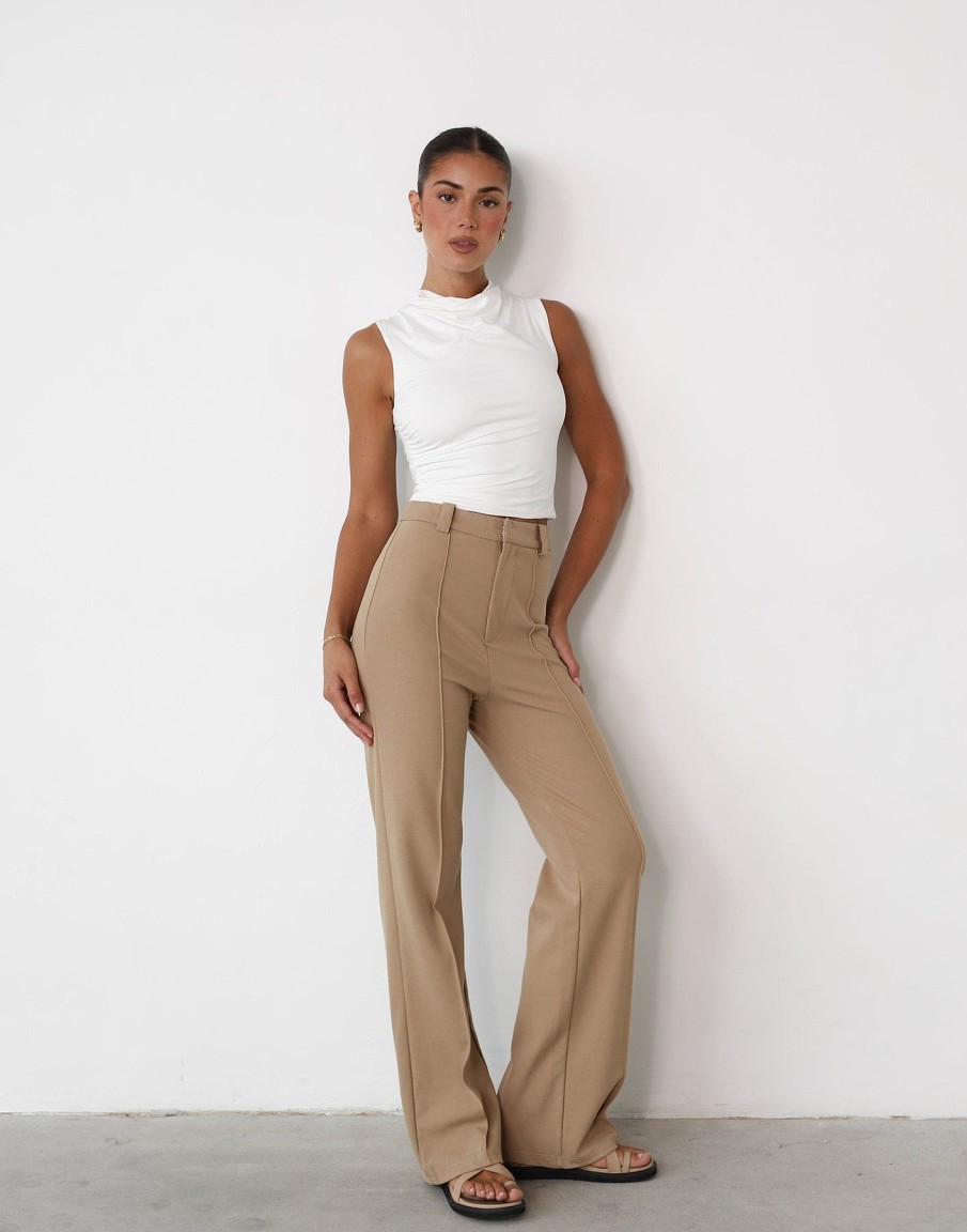 Clothing Q-Trend Workwear | Francine Pants (Beige)