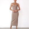 Clothing Charcoal Clothing Partywear | Ephemeral Maxi Dress (Ash)