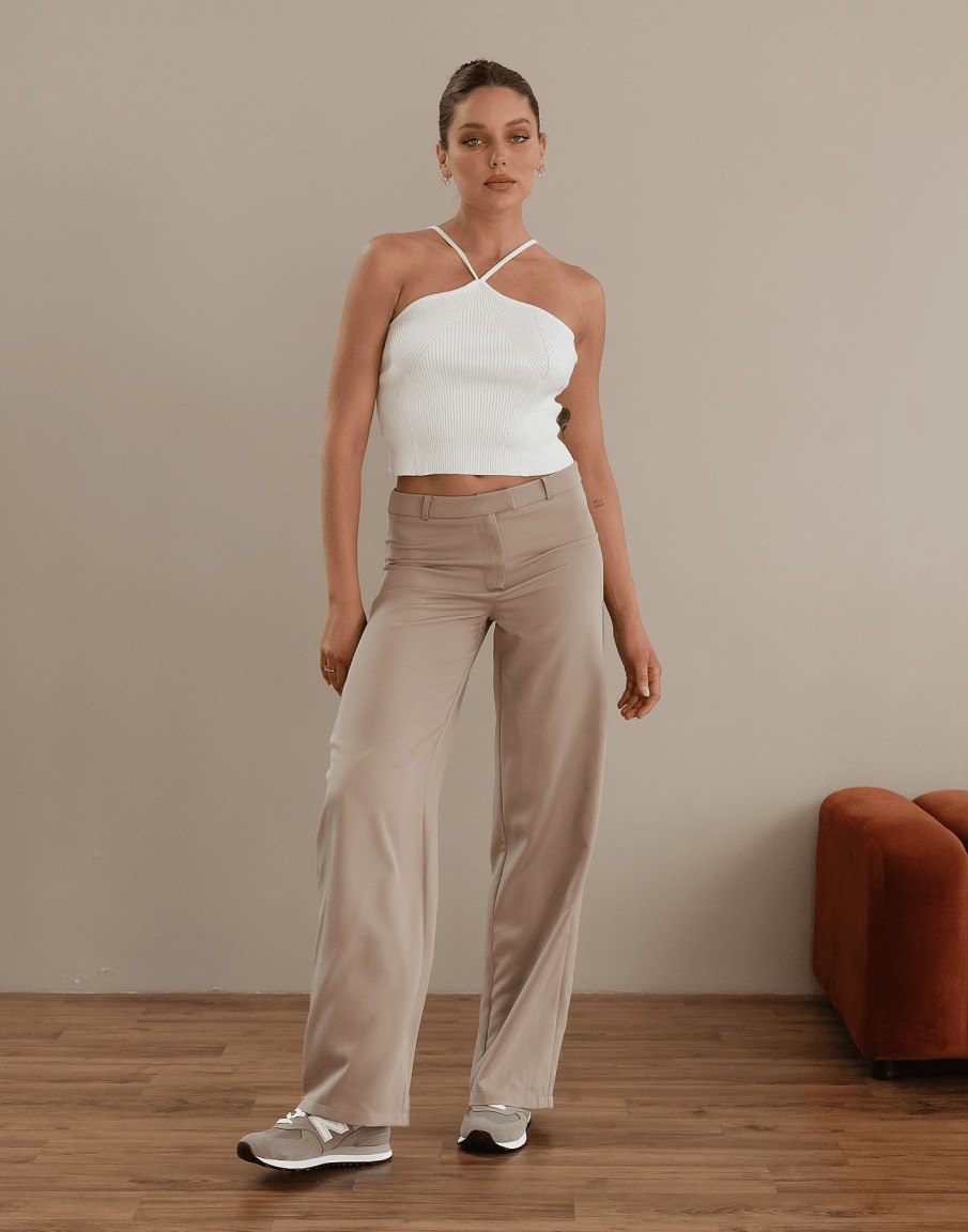 Clothing Charcoal Clothing Workwear | Xali Pants (Mushroom)