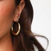 Accessories CHARCOAL Earrings | Aindrea Earrings (Gold)