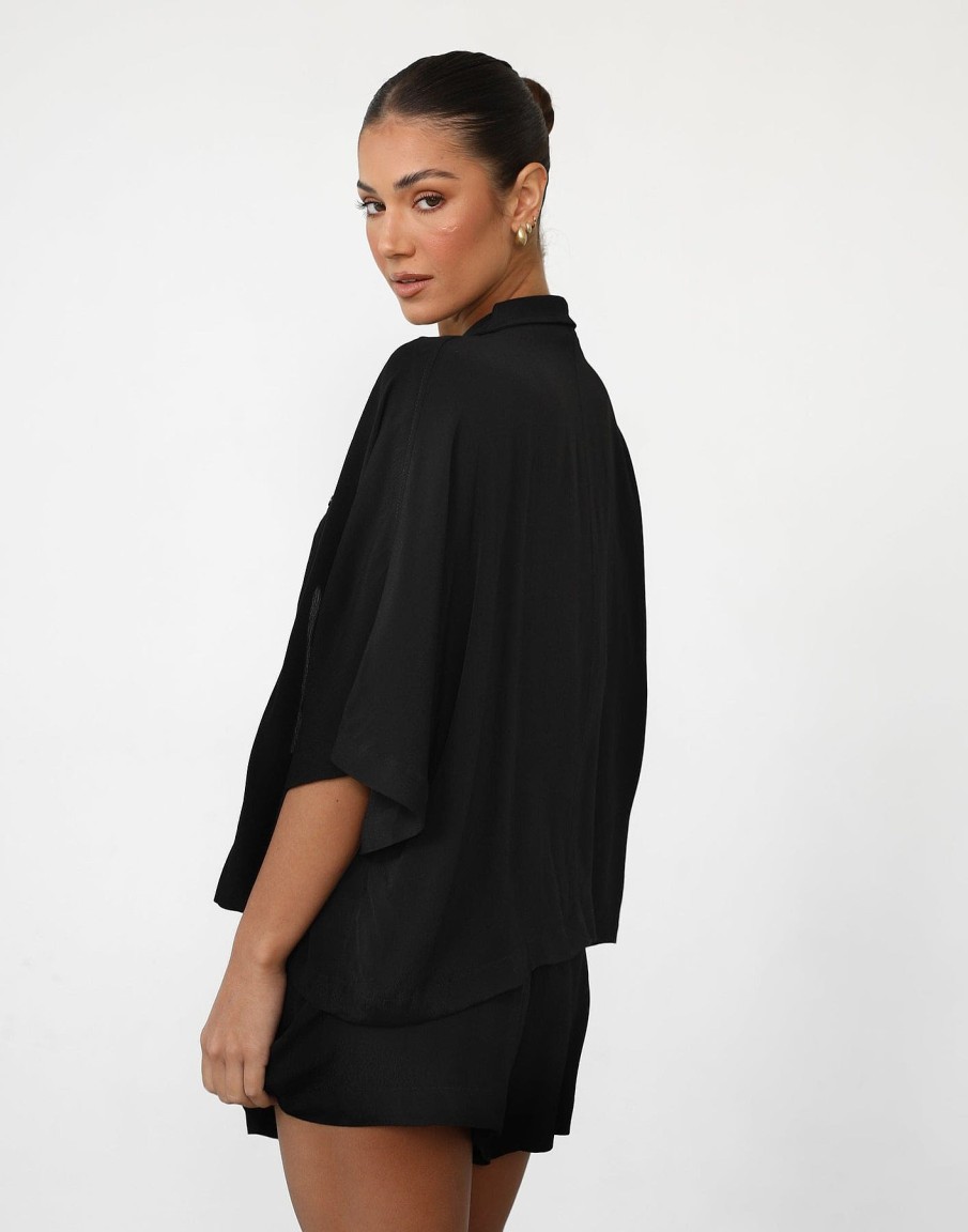 Clothing Alive Girl Shirts + Blouses | Divya Shirt (Black)