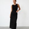 Clothing Charcoal Clothing Skirts | Deena Maxi Skirt (Black)