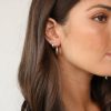 Accessories CHARCOAL Earrings | Jacey Earrings (Gold)