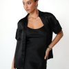 Clothing Charcoal Clothing Shirts + Blouses | Martha Shirt (Black)