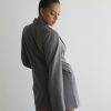 Clothing Charcoal Clothing Blazers | Austen Blazer Dress (Dark Grey)