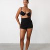 Clothing Charcoal Clothing Swim Tops | Starboard Balconette Bikini Top (Black)