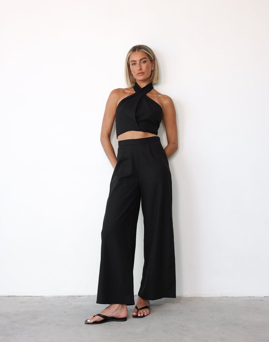 Clothing CHARCOAL Workwear | Ashly Pants (Black)