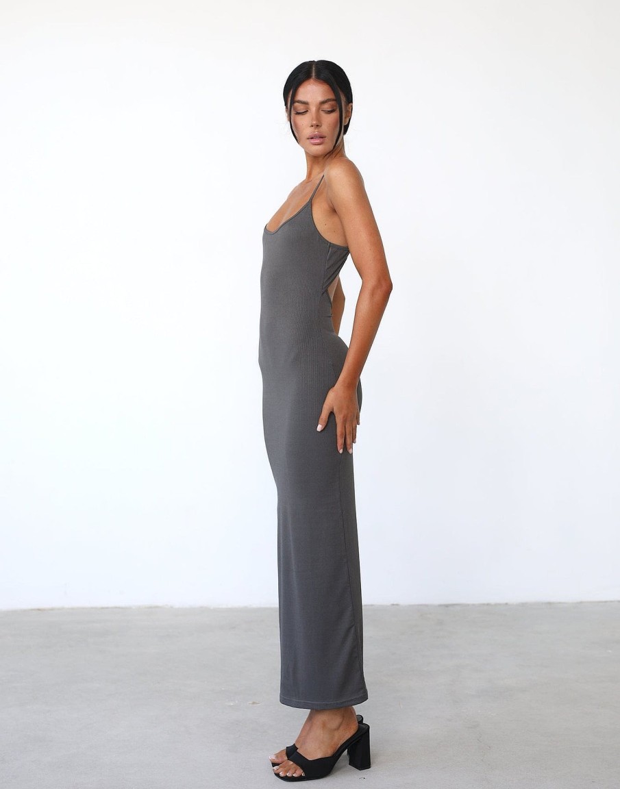 Clothing Luvalot Maxi Dresses | Joan Maxi Dress (Charcoal)