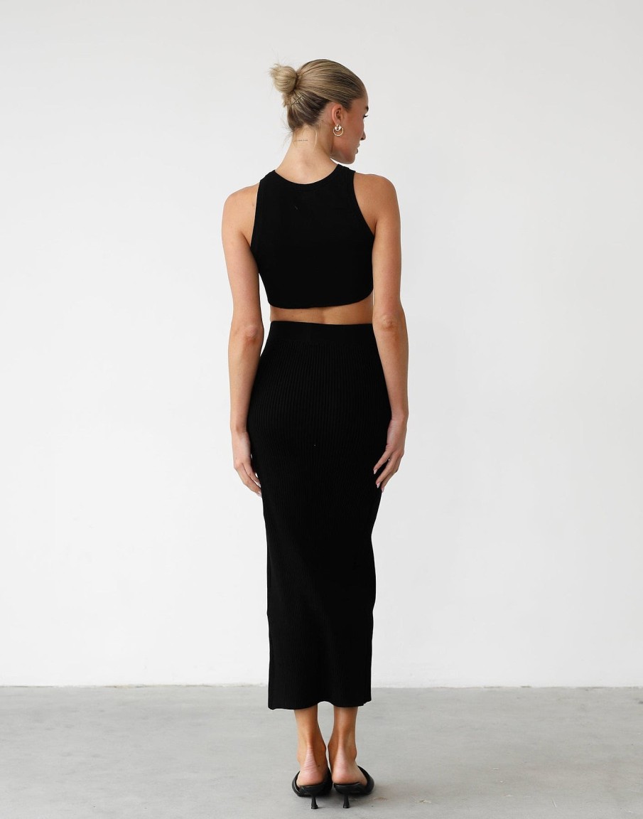 Clothing Thanne Skirts | Esmie Maxi Skirt (Black)