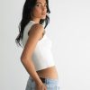 Clothing Desire Basics Edit | Nima Crop Top (White)