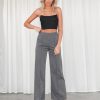 Clothing Charcoal Clothing Basics Edit | Close To You Corset Top (Black)