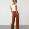 Clothing White Closet Workwear | Janine Pants (Cinnamon)