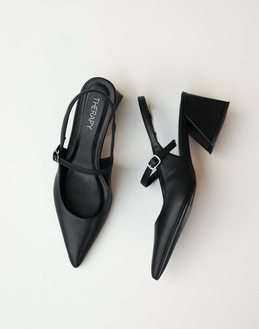 Shoes Therapy | Sharp Heels (Black) - By Therapy