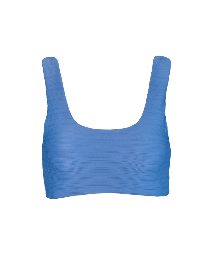 Clothing Charcoal Clothing Swim Tops | Granite Sports Top (Ocean Blue)