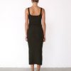 Clothing Charcoal Clothing Partywear | Ephemeral Maxi Dress (Moss)