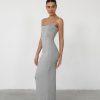 Clothing Luvalot Partywear | Tammy Maxi Dress (Grey Marle)