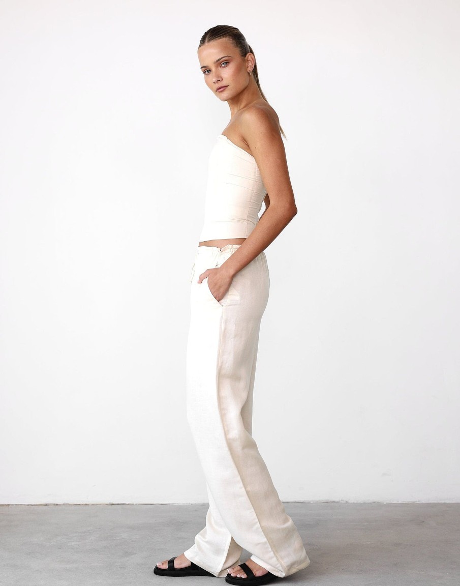 Clothing Lioness Pants | La Palma Pant (Off White) - By Lioness