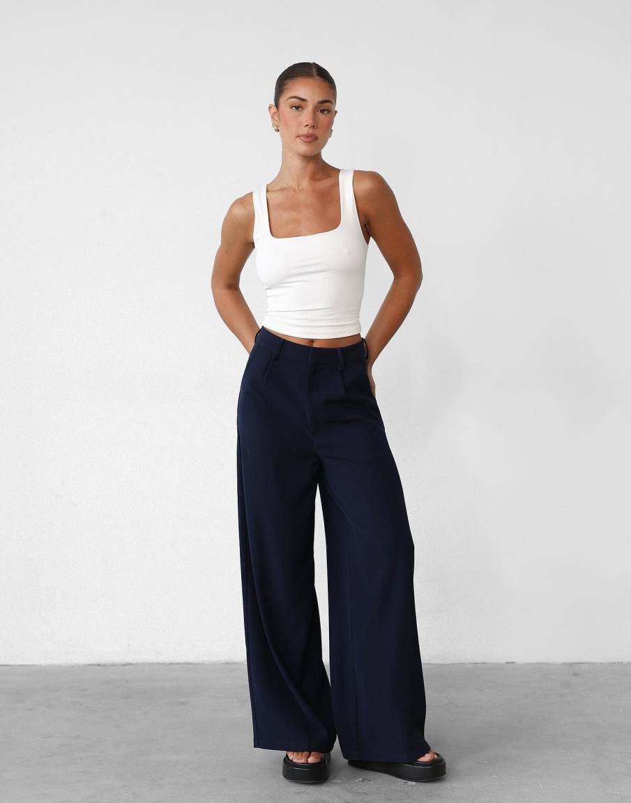 Clothing Charcoal Clothing Workwear | Harper Pants (Navy)