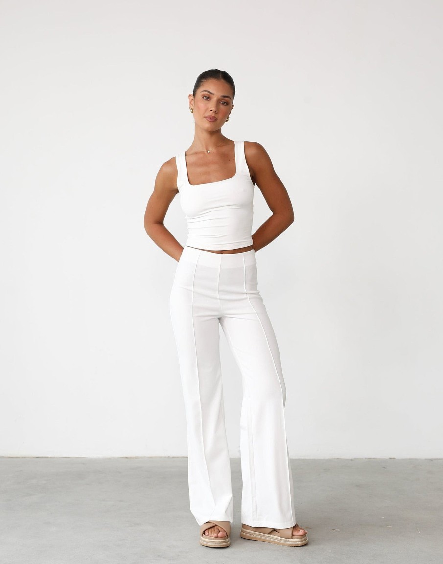 Clothing QTrend Workwear | Baxter Pants (White)