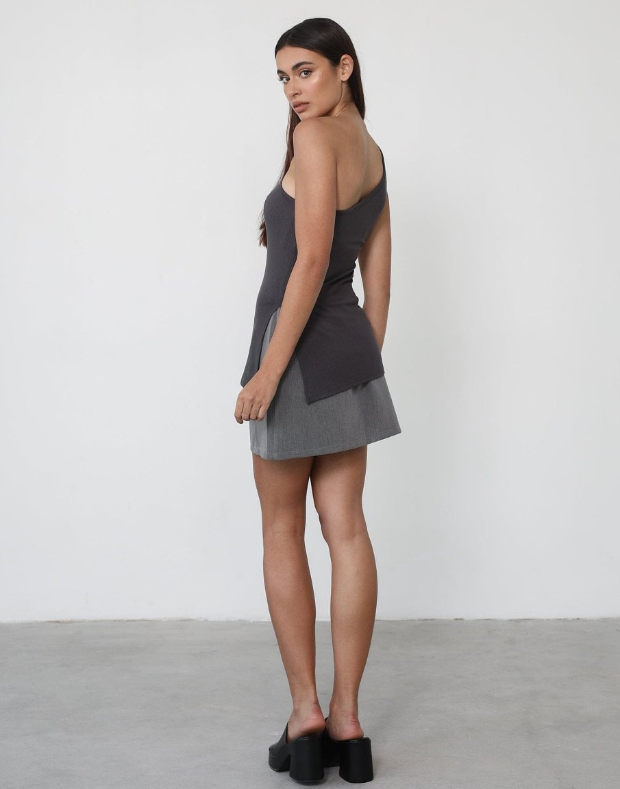 Clothing Into Basics Edit | Dallas Top (Charcoal)