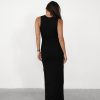 Clothing CHARCOAL CLOTHING Partywear | Delphine Maxi Dress (Black)