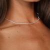 Accessories Charcoal Clothing Necklaces | Avella Necklace (Silver)