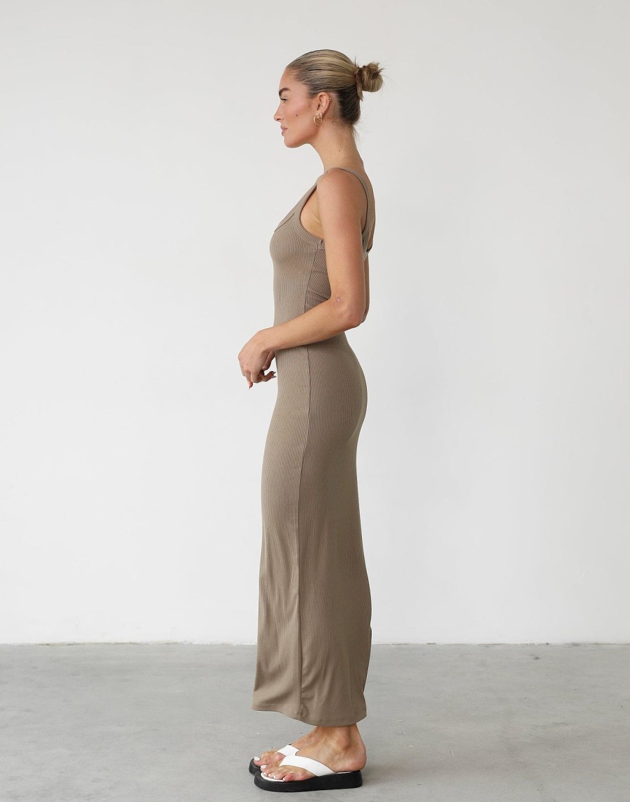 Clothing QTrend Basics Edit | Skyler Maxi Dress (Latte)