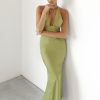 Clothing Charcoal Clothing Maxi Dresses | Brooklyn Maxi Dress (Green)