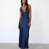 Clothing Charcoal Clothing Maxi Dresses | Piper Maxi Dress (Dark Navy)