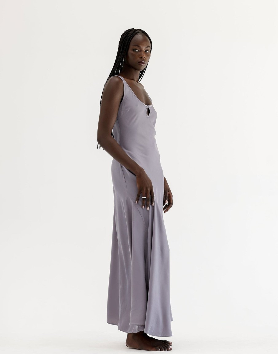 Clothing Charcoal Clothing Maxi Dresses | Charlotte Maxi Dress (Lavender)