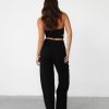 Clothing Q-Trend Crop Tops | Kristin Top (Black)