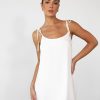 Clothing Charcoal Clothing Mini Dresses | Leighton Mini Dress (White)