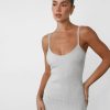 Clothing Alive Girl Partywear | Aminah Midi Dress (Light Grey)