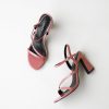 Shoes Charcoal Clothing | Ida Heels (Rouge Patent Pu) - By Therapy