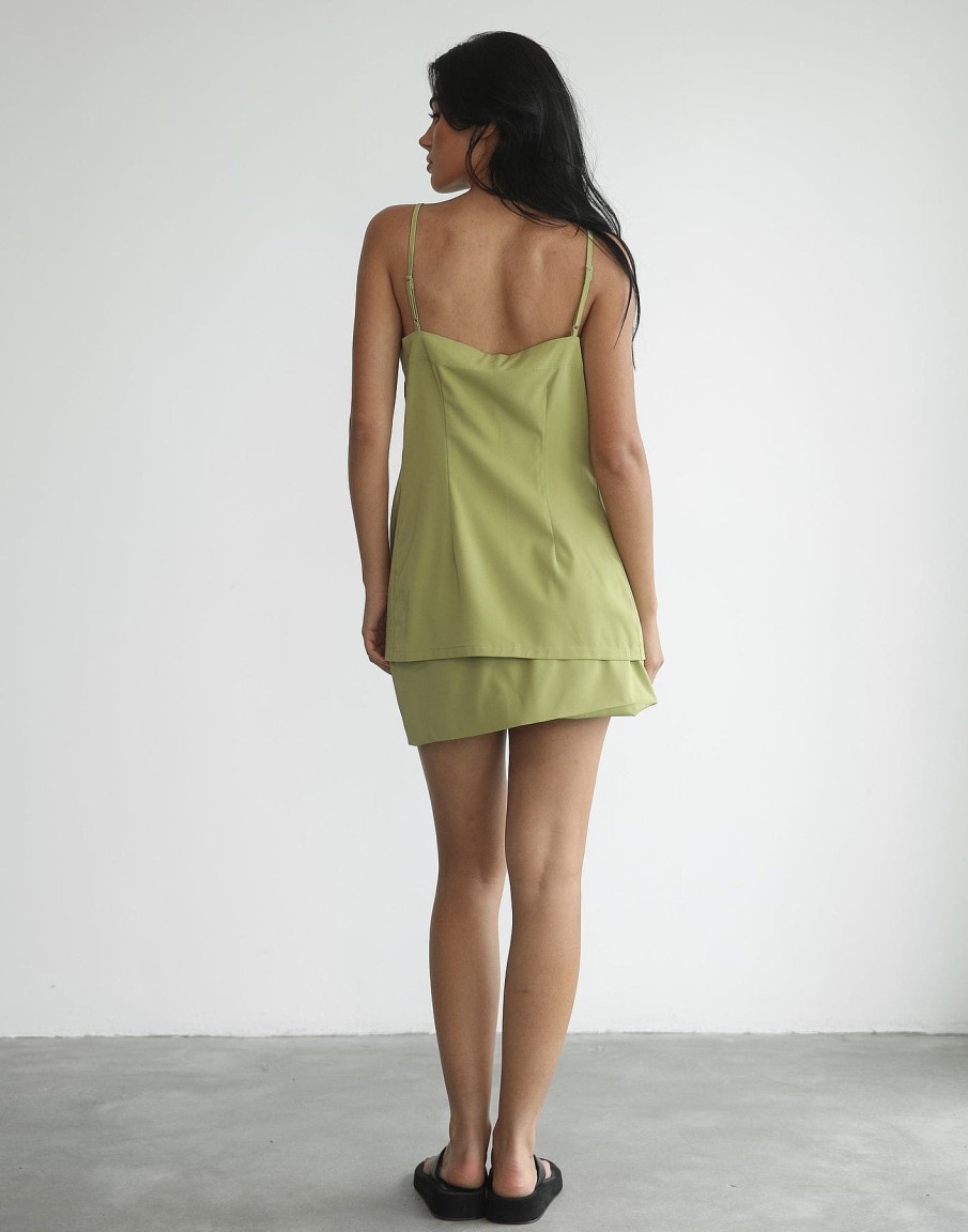 Clothing Charcoal Clothing | Orchid Top (Olive)