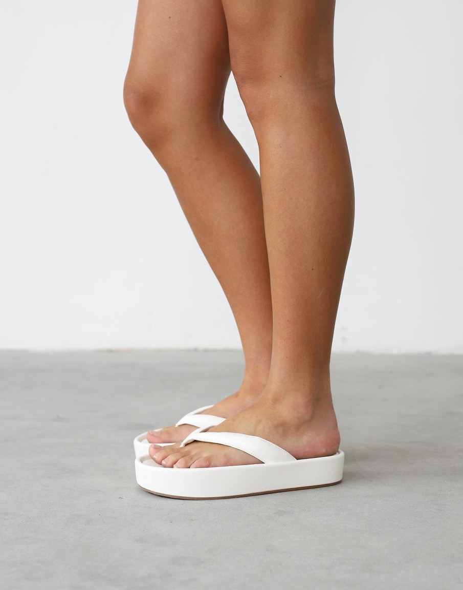 Shoes Billini | Indah Slides (White) - By Billini