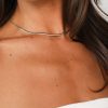 Accessories CHARCOAL Necklaces | Amanta Necklace (Gold)