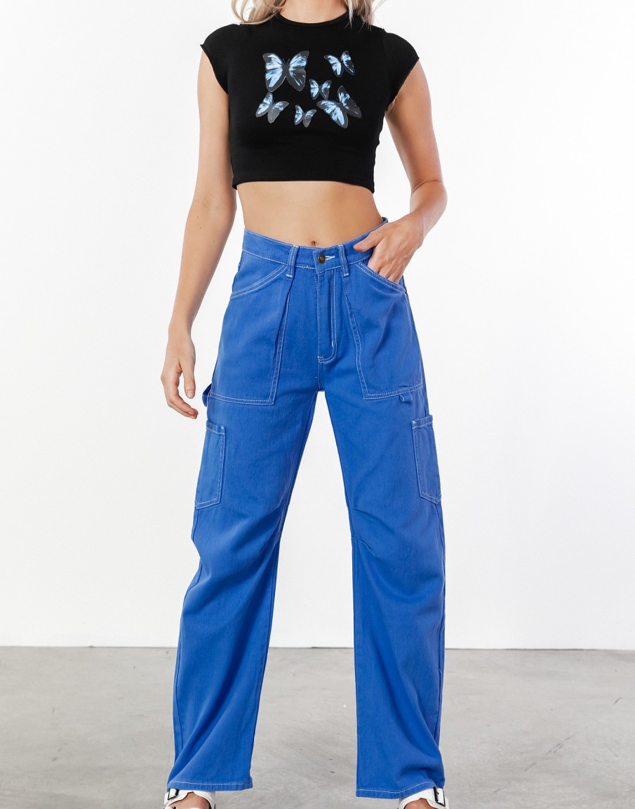 Clothing Lioness Denim Edit | Miami Vice Pants (Blue) - By Lioness