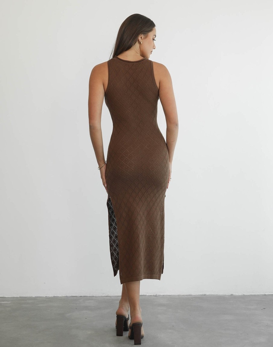 Clothing Into Fashion Maxi Dresses | Moonstone Maxi Dress (Brown)